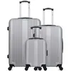 - lot de 2 - valise grand format et valise weekend lipari - gris