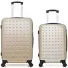 - lot de 2 - valise weekend et valise cabine taurus - beige