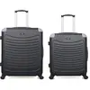Wave Paris - lot de 2 valises grand format et week-end congo - noir