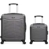 - lot de 2 - valise weekend et valise cabine xxs congo - gris fonce