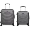 - lot de 2 - valise weekend et valise cabine congo - gris fonce