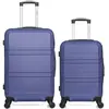 hero - lot de 2 - valise weekend et valise cabine utah - marine
