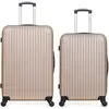 - lot de 2 valises grand format et weekend carpates - beige