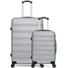 Hero - lot de 2 - valise grand format et valise cabine renoso - gris