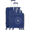 GENERIQUE obago - set de 3 valises orion 75 cm 4 roues - marine