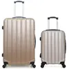 - lot de 2 - valises grand format et cabine himalaya - beige
