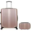 Hero - Lot Valise grand format et Vanity L ipari rose doré OS