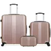 HERO - LOT DE 3 - Valises grand format, cabine et vanity LIPARI corail...
