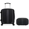 HERO - LOT DE 2 - Valises cabine et vanity LIPARI noir Taille unique