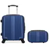 HERO - LOT DE 2 - Valises cabine et vanity LIPARI - bleu