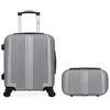 HERO - LOT DE 2 - Valises cabine et vanity LIPARI - gris