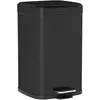 HOMCOM Poubelle de Cuisine 20L avec Couvercle à Fermeture Douce et Péd...