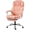 HOMCOM Chaise Bureau Ergonomique, Fauteuil de Bureau Inclinable en Cui...