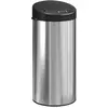 HOMCOM Poubelle de cuisine automatique 30 L en acier inoxydable, couve...