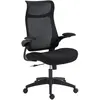 HOMCOM Chaise bureau, fauteuil de bureau, accoudoirs relevables 3D, ha...