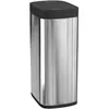 HOMCOM Poubelle de cuisine automatique 50L, poubelle à capteur de mouv...