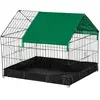 PawHut Cage enclos lapins petits animaux rongeurs Intérieur ou Extérie...