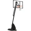SPORTNOW Panier de basket-ball sur pied avec base de lestage sur roule...