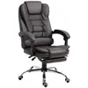 HOMCOM Fauteuil de bureau fauteuil manager grand confort réglable doss...