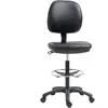 HOMCOM Vinsetto Tabouret à roulettes réglable en hauteur 69-91 cm avec...