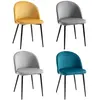 HOMCOM Chaises de salle à manger design scandinave lot de 4 chaises pi...