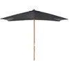 Outsunny Parasol droit rectangulaire de jardin grande taille dim. 3L x 2l x 2,5H m anthracite