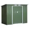 Abri de jardin - OUTSUNNY - fondation incluse - 213x130x173cm - Vert