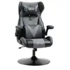 Vinsetto - Chaise de gaming - revêtement synthétique - 69x73x118cm - Noir