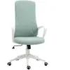 VINSETTO Fauteuil de bureau manager ergonomique polyester vert d'eau