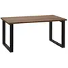 HOMCOM Table basse rectangulaire style industriel dim. 100L x 60l x 50...