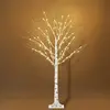 HOMCOM Arbre lumineux bouleau 96 LEDS blanc chaud H.1,5 m