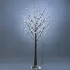 HOMCOM Arbre lumineux 96 LEDS blanc froid H.1,5 m aspect enneigé