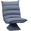 Fauteuil relax pivotant inclinable 62x62x95cm Gris - HOMCOM - Fauteuil...