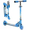 HOMCOM Trottinette pliable roues repose-pied LED frein guidon réglable