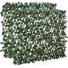 Outsunny Lot de 2 haies artificielles extensibles lierres osier polyester