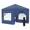 Outsunny - Tonnelle - Tissu Oxford - 295x295x258cm - Bleu
