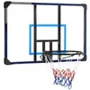 Sportnow - Panier De Basketball - Pc - 113x61x73cm - Bleu Blanc