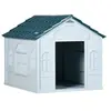PawHut Niche pour chien design maisonnette - dim. 65L x 75l x 63H cm -...