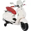 Vespa Scooter Moto électrique - HOMCOM - Enfants 6 V dim. 108L x 49l x...