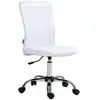 VINSETTO Chaise de bureau ergonomique hauteur réglable maille blanc