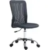 Chaise de bureau Vinsetto ergonomique hauteur réglable piètement chrom...