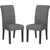 HOMCOM Lot de 2 chaises salle à manger chaise de cuicine style Chester...