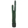 Outsunny Cactus Artificiel Déco Réaliste Intérieur/Extérieur Hauteur 120cm Vert   Aosom France