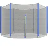 SPORTNOW Filet de remplacement pour trampoline, filet de sécurité avec 1 porte zipée pour trampoline Ø 244 cm et 6 poteaux