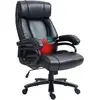 Vinsetto Fauteuil de bureau massant avec fonction de chauffage 6 point...