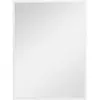 Homcom Miroir mural rectangulaire dim. 60L x 80H cm MDF blanc