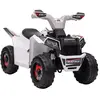HOMCOM Quad électrique enfant V. max.  2,5 Km/h 6 V blanc TU