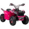 HOMCOM Quad électrique enfant V. max.  2,5 Km/h 6 V rose TU