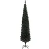 HOMCOM Sapin de Noël artificiel, arbre de Noël, base en acier, 390 bra...