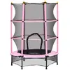 HOMCOM Trampoline de jardin enfants 1,40 x 1,90H m filet de sécurité ...